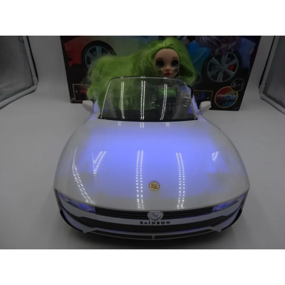 Rainbow High Color Change Doll Car Convertible Light-Up Multicolor & Jade Hunter